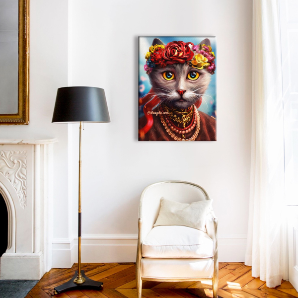 Постер на полотні - Киця-Леся Українка ©Маріанна Пащук