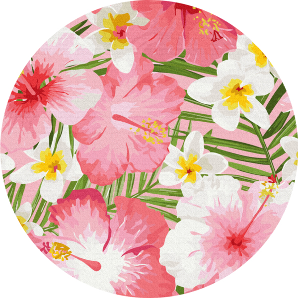 40 см - Островные цветы (Размер L)