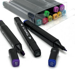 Набір перманентних двосторонніх маркерів на спиртовій основі (12 шт)