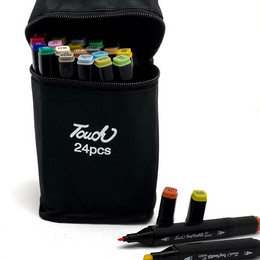 Набір перманентних двосторонніх маркерів на спиртовій основі (24 шт)