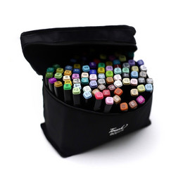 Набір перманентних двосторонніх маркерів на спиртовій основі (80 шт)