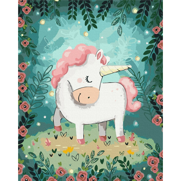 Картина по номерам Преміум картини - Єдиноріг