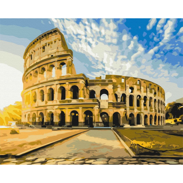 Картина по номерам Преміум картини - Колізей на світанку