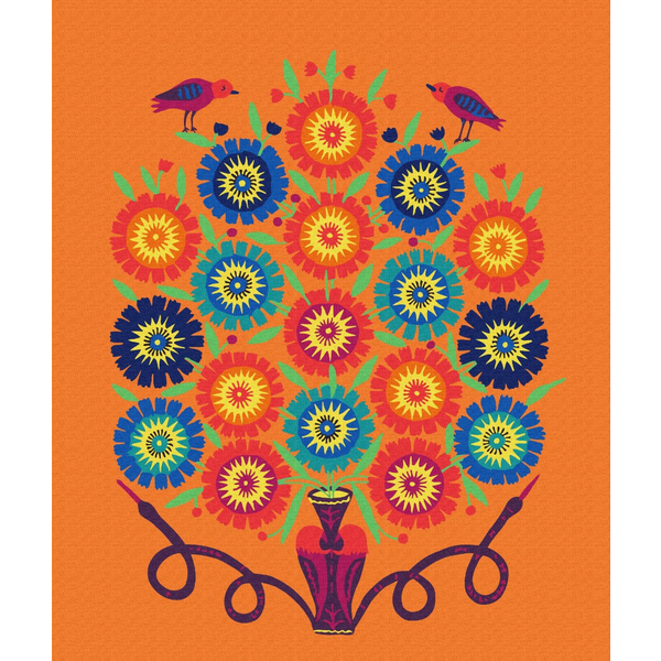 Картина по номерам Репродукції художників - Зірки © Maria Prymachenko