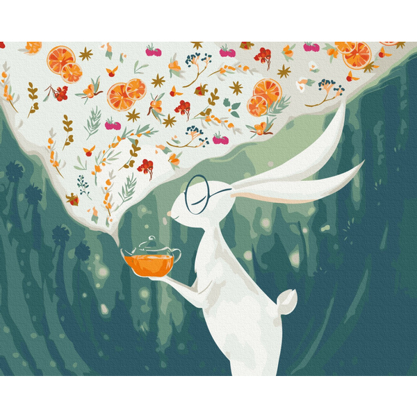 Картина по номерам Тварини, птахи та риби - Польова чайна церемонія @artdi.ua