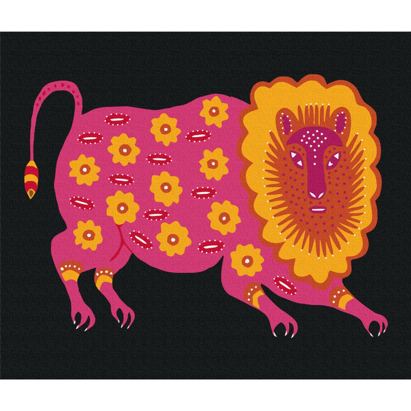 Картина по номерам Преміум картини - Молодой левчик © Maria Prymachenko