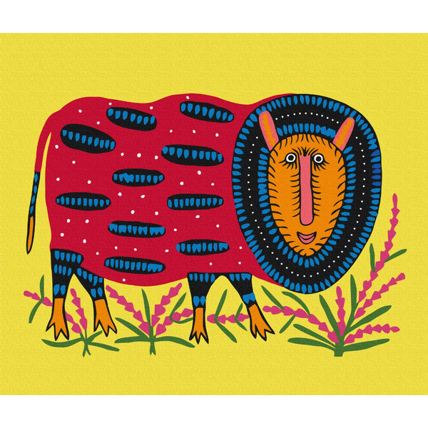 Картина по номерам Преміум картини - Дика овечка © Maria Prymachenko