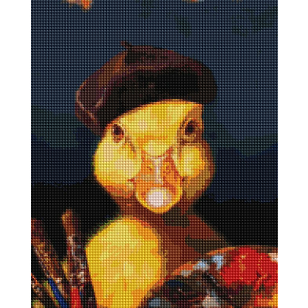 Алмазна мозаїка 40х50 - Duck Artist ©Lucia Heffernan