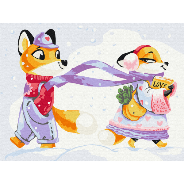 Картина по номерам Тварини, птахи та риби - Руденька Любов © Kateryna Branchukova