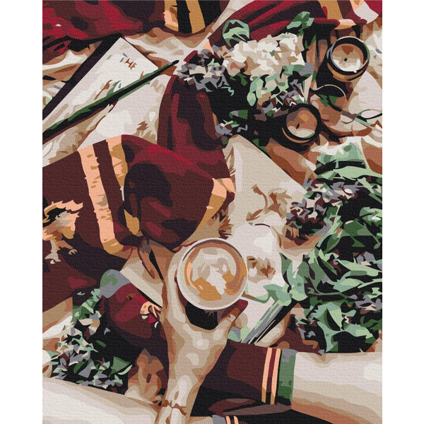 Картина по номерам Преміум картини - На кофе в Хогвартс