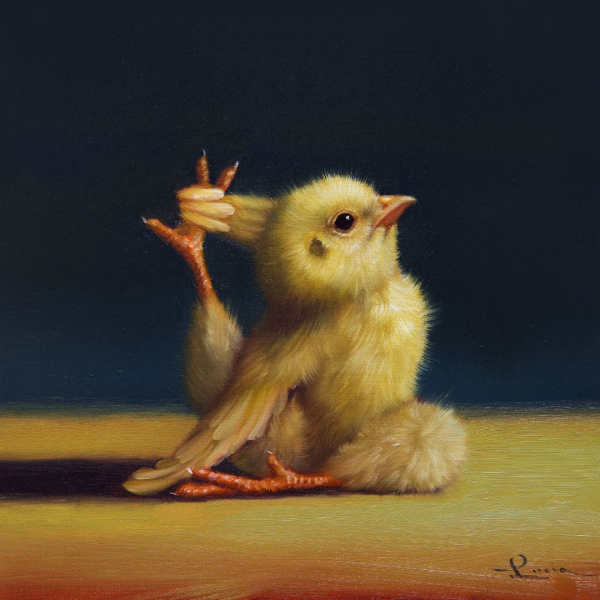 Люсія Хеффернан - Йога курочка ©Lucia Heffernan