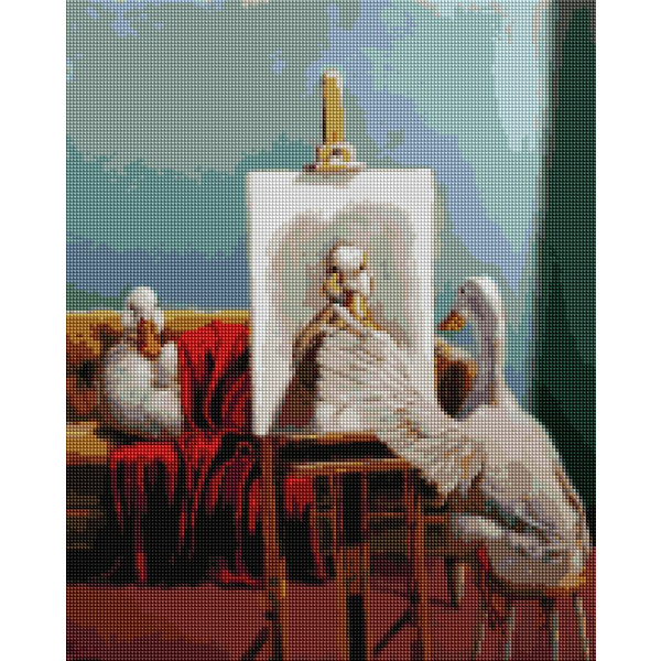 Алмазна мозаїка 40х50 - Утка Ателье ©Lucia Heffernan