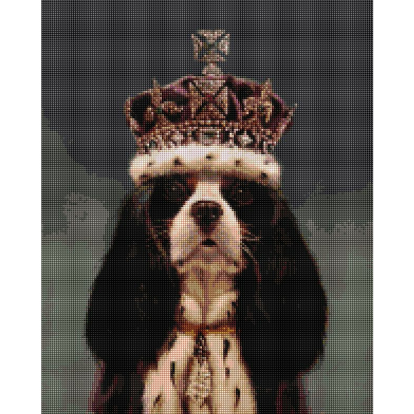 Алмазна мозаїка 40х50 - Король Чарльз ©Lucia Heffernan