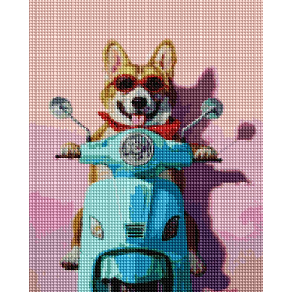 Алмазна мозаїка 40х50 - Римськие каникули ©Lucia Heffernan