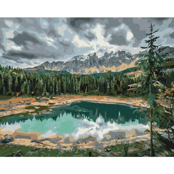 Картина по номерам Авторські колекції - Озеро Карецца © Roksolana Baran