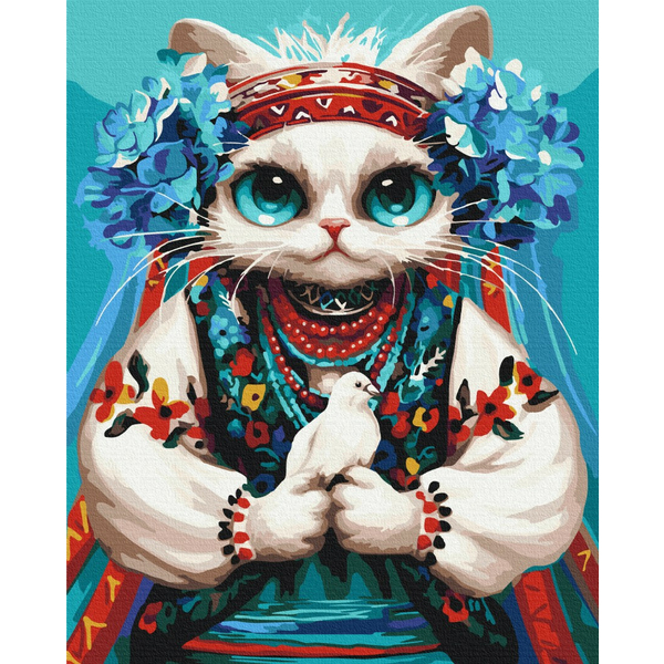 Картина по номерам Тварини, птахи та риби - Кошка Свобода © Маріанна Пащук