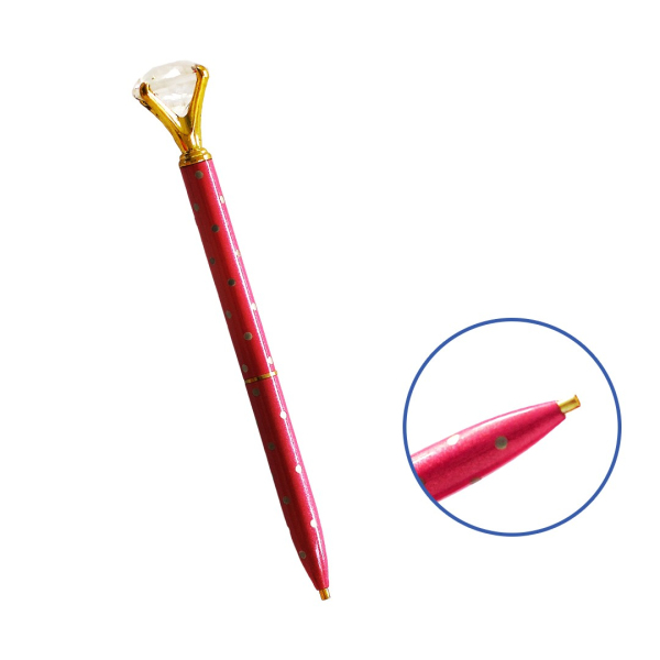 Аксесуари для алмазної мозаїки (281) - Малиновий стилус для алмазної мозаїки 