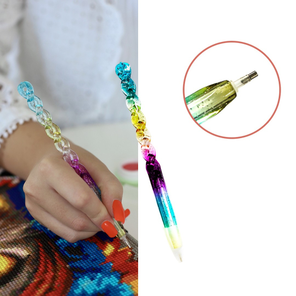 Аксесуари для алмазної мозаїки (281) - Стилус для алмазної мозаїки різнобарвний
