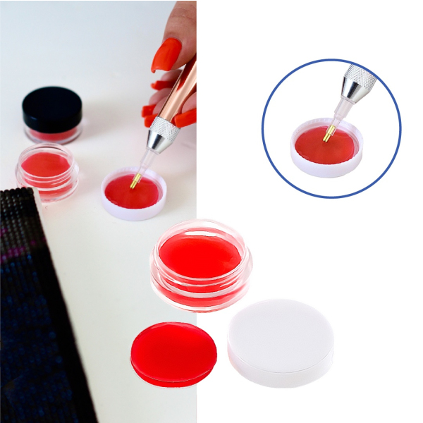 Аксесуари для алмазної мозаїки (281) - Glue-gel for diamond mosaic in a box. White