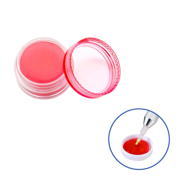 Аксесуари для алмазної мозаїки (281) - Клей-гель для алмазної мозаїки в коробочці. Червоний