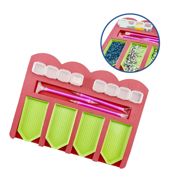 Аксесуари для алмазної мозаїки (281) - Набір інструментів для алмазної мозаїки. Середній