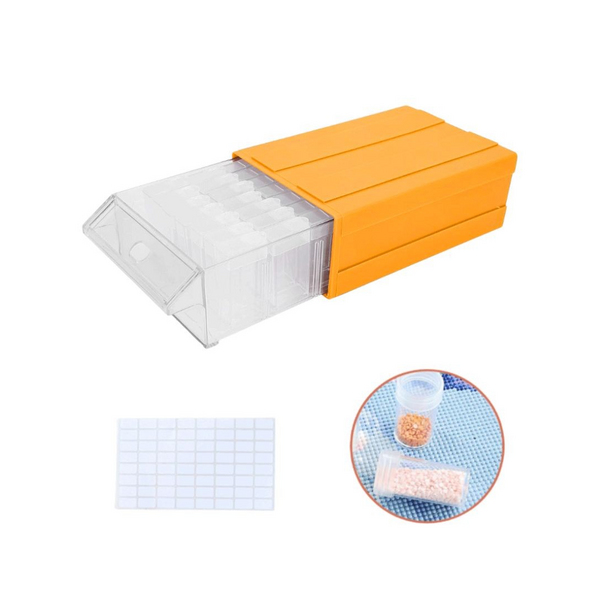 Аксесуари для алмазної мозаїки (281) - Квадратний контейнер для стразів: досконала організація вашого творчого Процесу