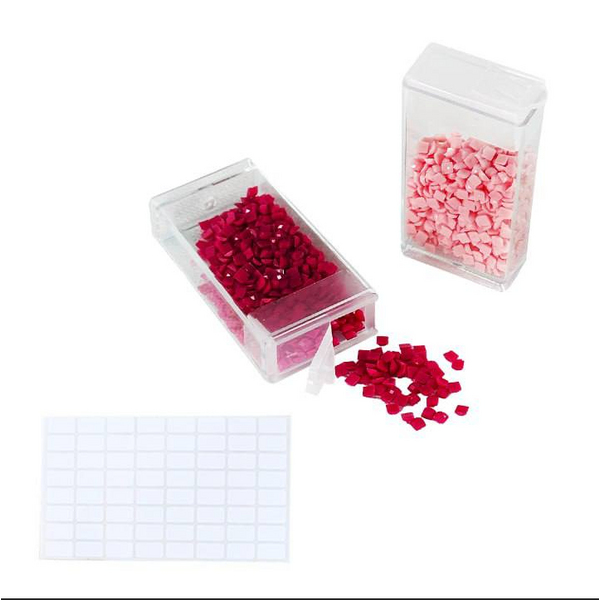 Аксесуари для алмазної мозаїки (281) - A container for diamonds with 64 compartments with stickers