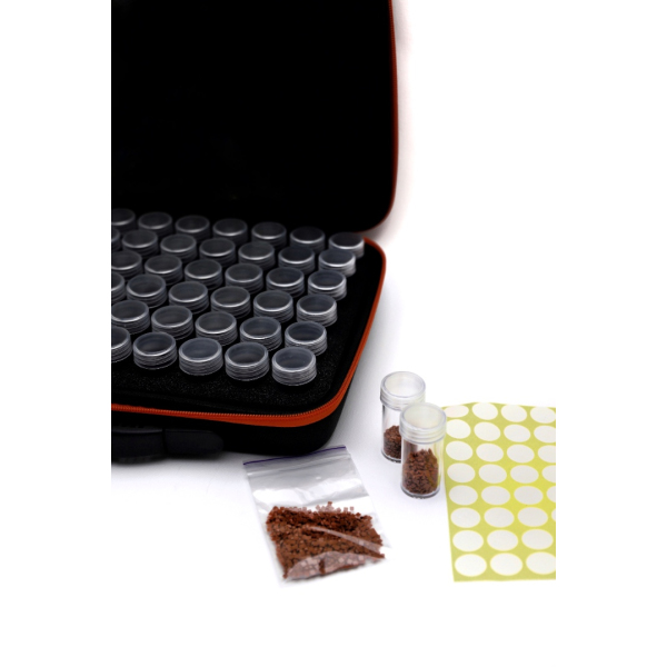 Аксесуари для алмазної мозаїки (281) - Кейс для зберігання камінців (60 комірок) Помаранчевий