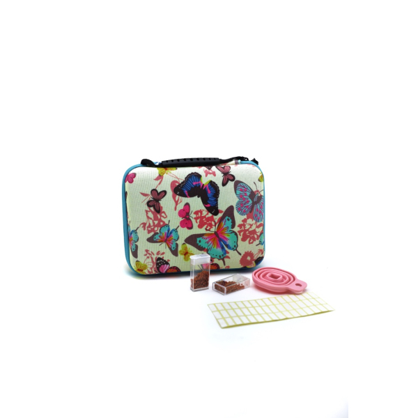 Аксесуари для алмазної мозаїки (281) - Кейс для хранения алмазных стразов (40 ячеек) Белый с синим