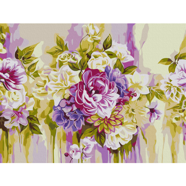 Картина по номерам Квіти - Пастельний натюрморт © Anna Steshenko