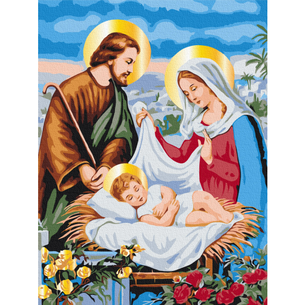 Картина по номерам Люди на картинах - Свята родина