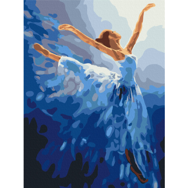 Картина по номерам Люди на картинах - Повітряна балерина