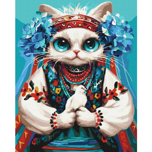Картина по номерам Преміум картини - Киця Воля © Маріанна Пащук