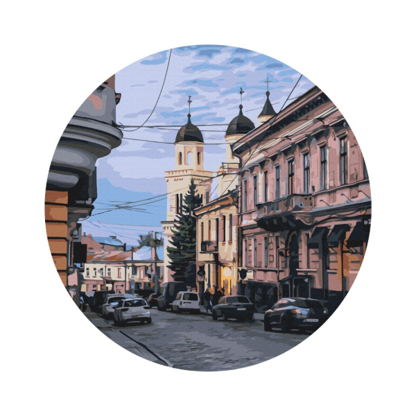 Картина по номерам Преміум картини - Чернівецька вуличка © Oksana Ermoshenko