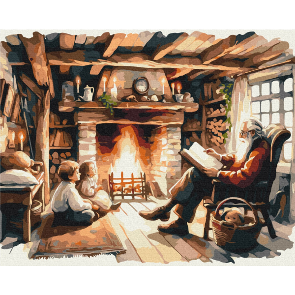 Картина по номерам Преміум картини - Новорічна казка