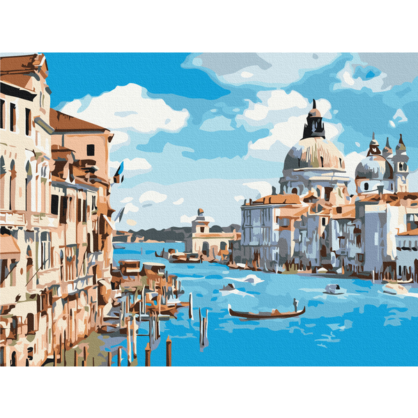Картина по номерам Преміум картини - Прогулянка Венецією