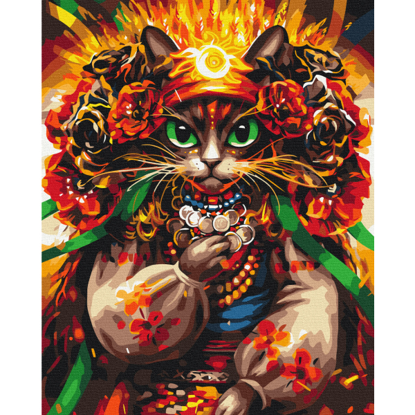 Картина по номерам Тварини, птахи та риби - Fortune-telling cat © Marianna Pashchuk
