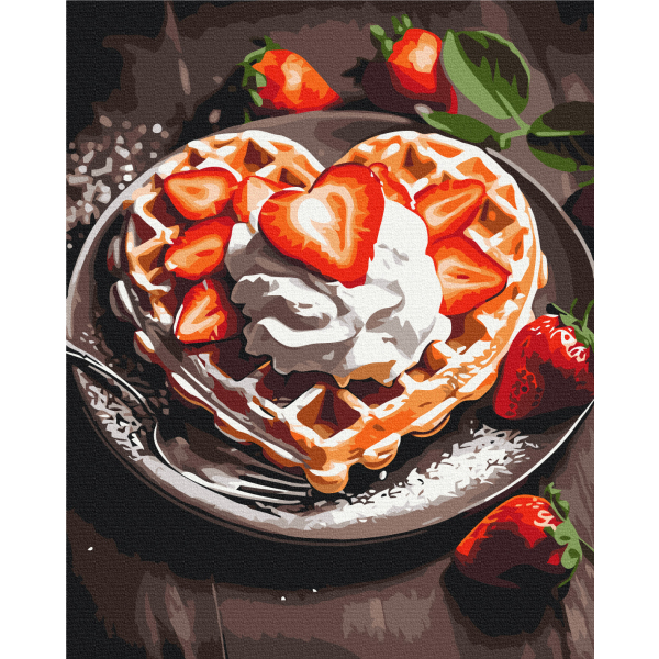 Картина по номерам Натюрморти - Солодкий десерт