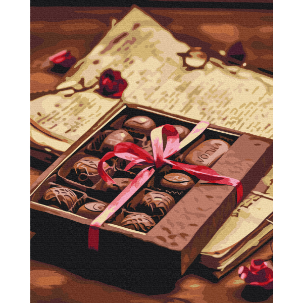 Картина по номерам Натюрморти - Зізнання в коханні