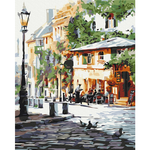 Картина по номерам Преміум картини - Літнє кафе