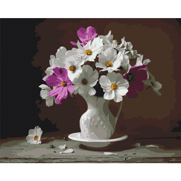 Картина по номерам Преміум картини - Космеї