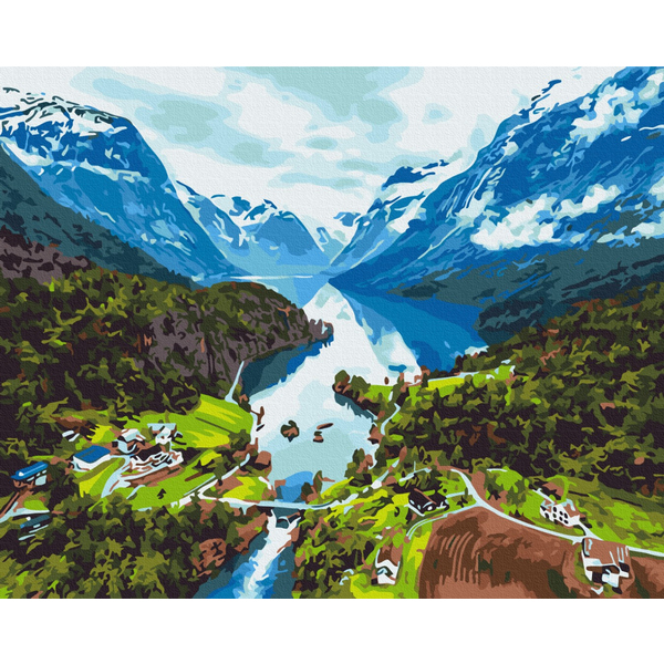 Картина по номерам Преміум картини - Альпи