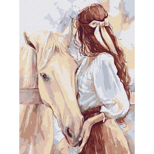 Картина по номерам Преміум картини - Шляхетний друг