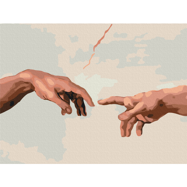 Картина по номерам Преміум картини - Створення Адама