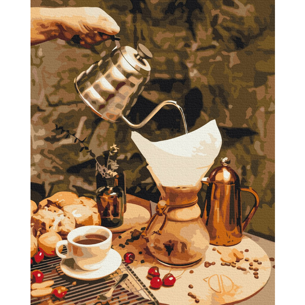 Картина по номерам Преміум картини - Особливе чаювання