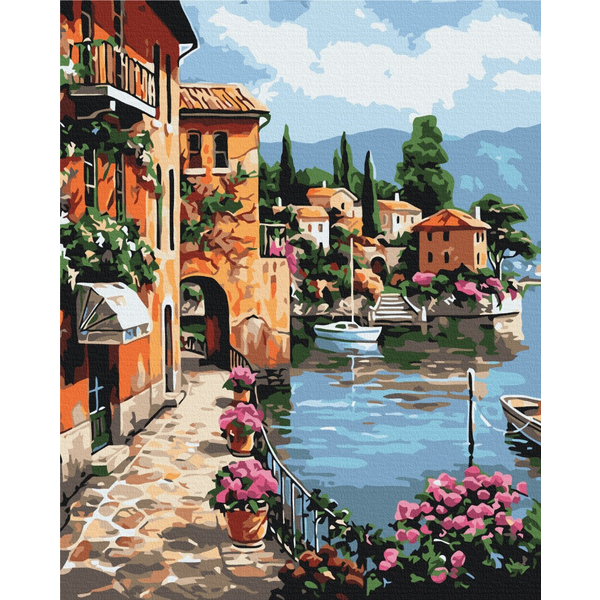 Картина по номерам Преміум картини - Під сонцем Позітано