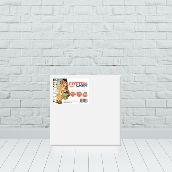 Полотна на підрамнику бавовняне - Холст коттон 40х40