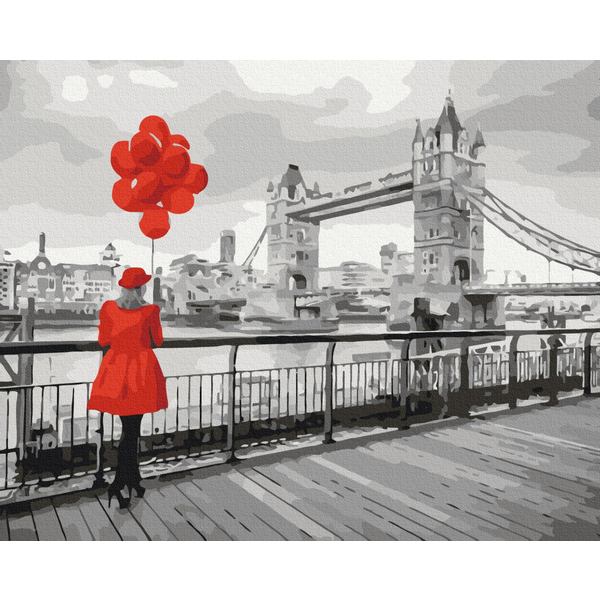 Картина по номерам Преміум картини - Лондонська ледi