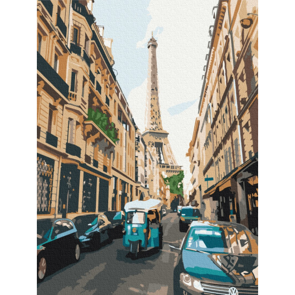 Картина по номерам Преміум картини - Туристичний Париж
