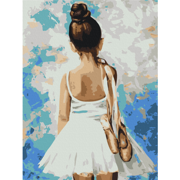 Картина по номерам Люди на картинах - Мадемуазель з пуантами